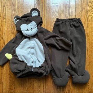 Old Navy Fleece monkey costume 2-3 yr